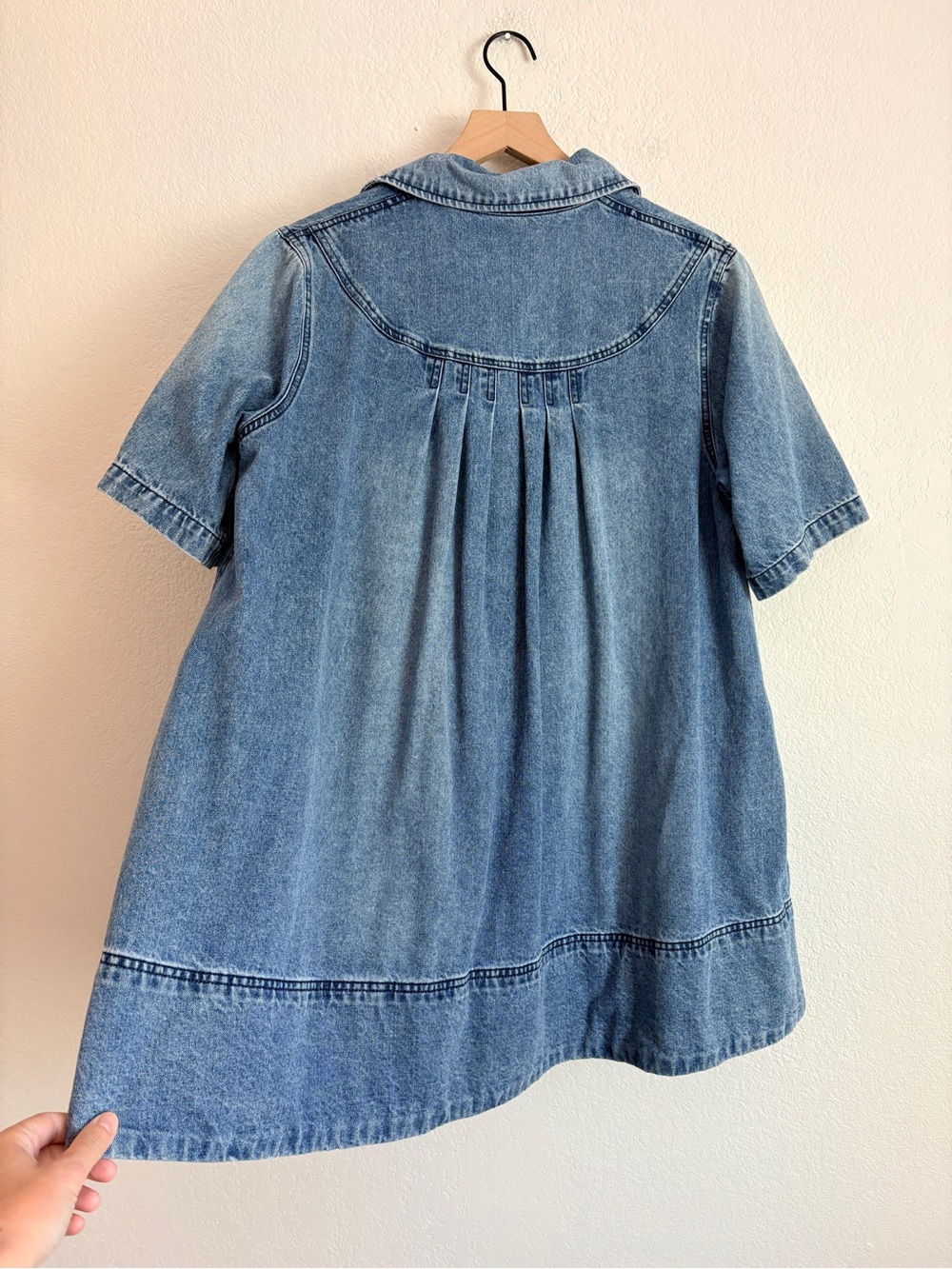 Free People Remino Denim Mini Dress - Picture 7 of 12